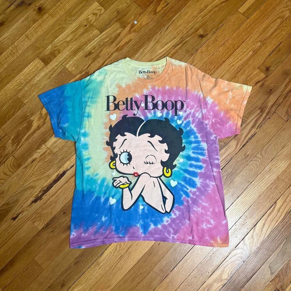 Betty Boop Tie Dye Graphic T-Shirt